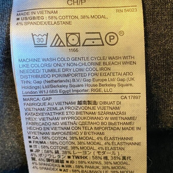 Gap Moto Ponte Zippers Leggings Gray Riding Emo Biker Pull-On Edgy Grunge-S - Picture 12 of 14